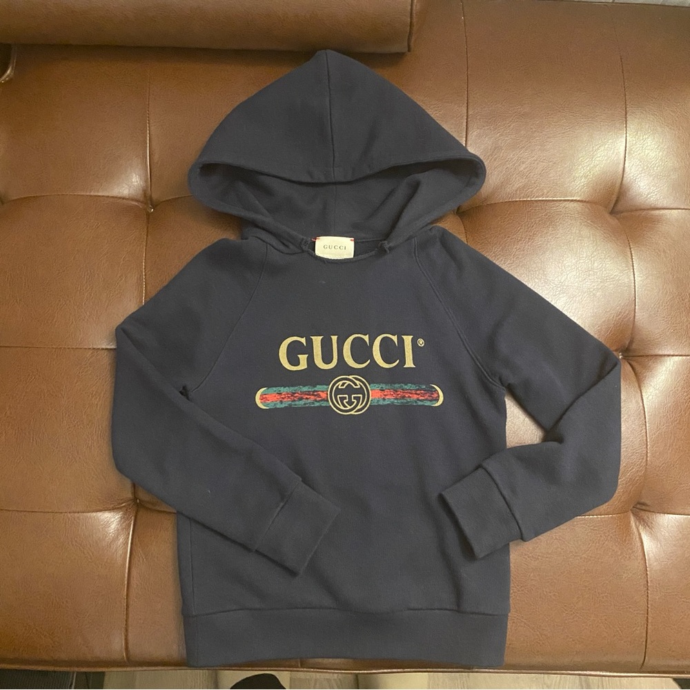 CHILDREN'S SWEATSHIRT WITH GUCCI LOGO